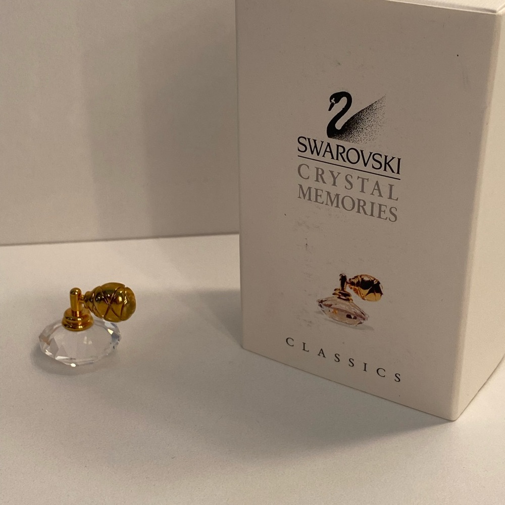 Swarovski Gold and Clear Crystal Keepsake